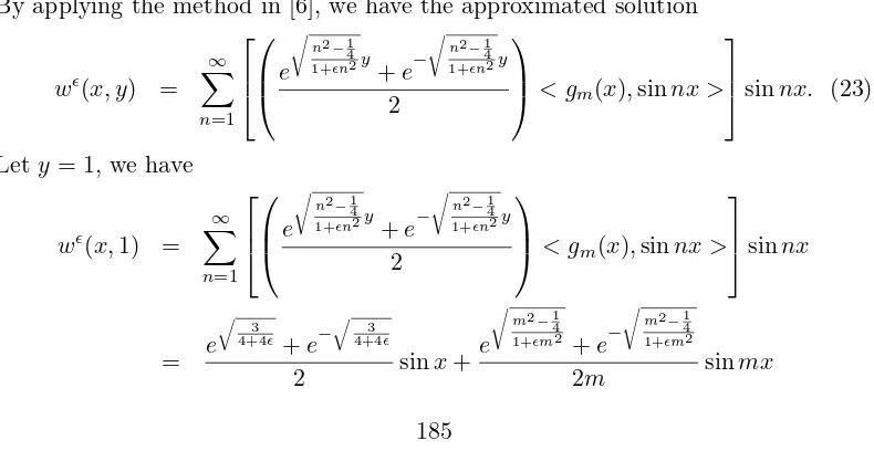 Table 1: The error of the method in this paper.