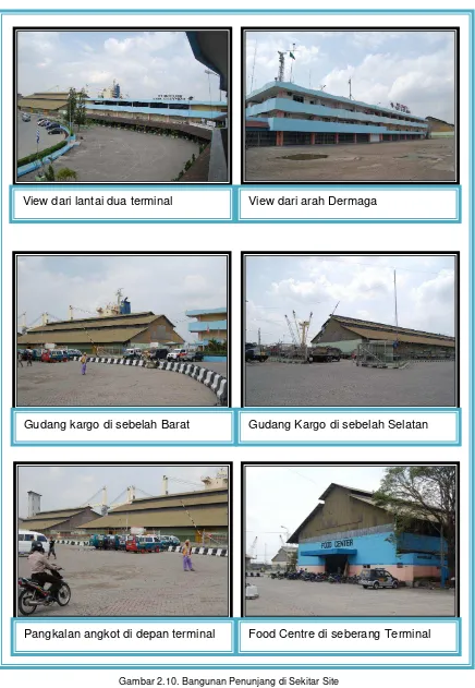 Gambar 2.10. Bangunan Penunjang di Sekitar Site  Sumber : Olah Data Sendiri 