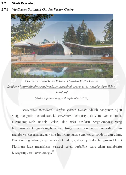 Gambar 2.2 VanDusen Botanical Garden Visitor Centre  