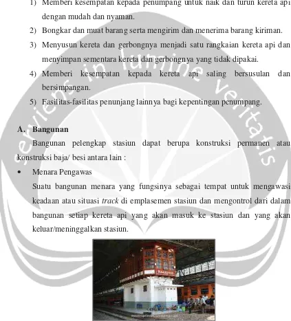 Gambar 2.11 Menara Pengawas Stasiun Tanjung Priok Sumber:   indocropcircles.files.wordpress.com/2013, 2014 
