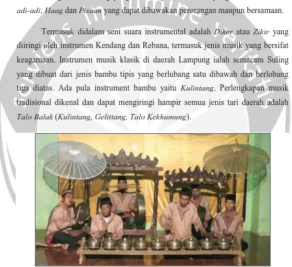 Gambar 3.2 Talo Balak, Merupakan Perlengkapan Musik Khas Lampung  Sumber: erizalbarnawi.blogspot.com, 2014 