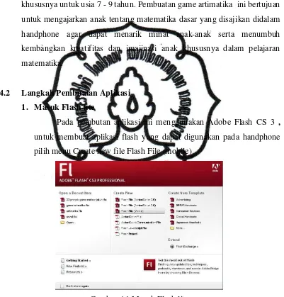 Gambar 4.1 Masuk Flash lite 