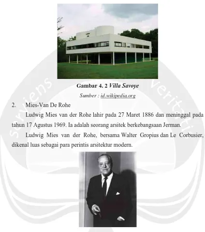 Gambar 4. 3 Ludwig Mies Van Der Rohe