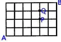 gambar. Jika diinginkan banyaknya langkah adalah minimal maka banyaknya cara orang tersebut Seseorang akan melangkah dari A ke B melalui titik koordinat pada persegi 4 x 4 seperti pada melangkah dari A ke B adalah ⋅⋅⋅⋅ 