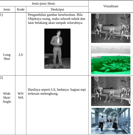 Gambar atau aspek visual dari suatu program video yang tampak pada monitor adalah
