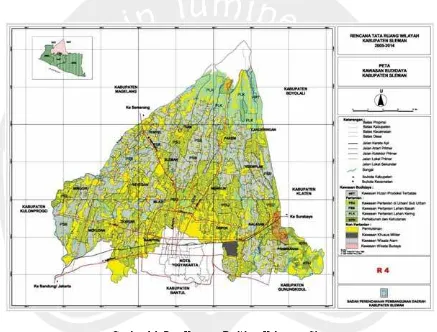 Gambar 1.1. Peta Kawasan Budidaya Kabupaten Sleman