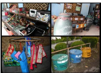 Figure 1 The examples of garbage Handycraf (reduce, reuse, recycle) (see online version  for colours) 