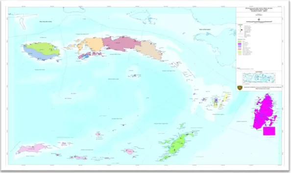 Gambar 4.1. Peta Administrasi Provinsi Maluku  Sumber : RTRW Provinsi Maluku 2013-2033 