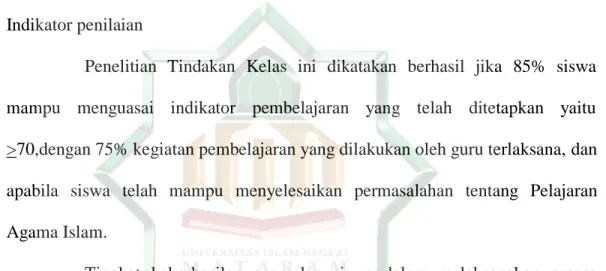 Tabel Presentase keberhasilan proses pembelajaran  No   Tingkat 