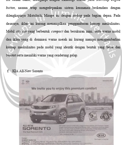 Gambar 6. Iklan KIA All-New Sorento. 