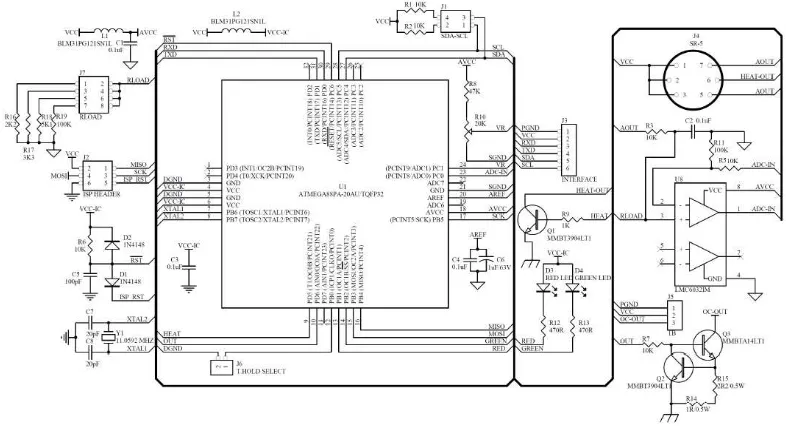 Gambar 3.3. Skematik modul sensor gas MQ-6 