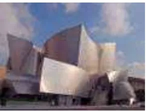 Gambar II.22: Walt Disney Concert Hall yang Dilapis Stainless Steel Sumber: www.wikipedia.com 