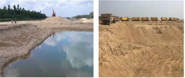 Figure 1-1 Geo-sand mining in south India 