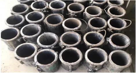 Figure 3-1 Cylindrical shaped mold for casting 