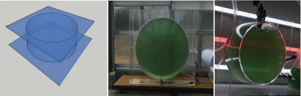 [그림 2-3] 신규 광생물반응기(Photobioreactor, PBR) 디자인 및 제작 