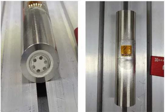 Figure 3.1 Pressurizer heater sleeve using in real operating PWR. 