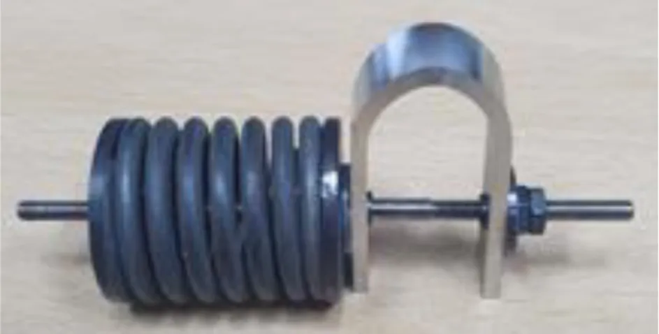 Figure 3.9 U-bend specimen and specimen drawing before bending used in this experiment 