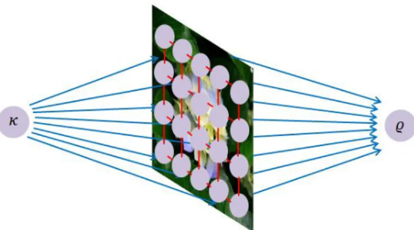 Figure 2.2 : The structure of graph in an image. 