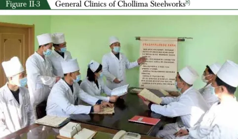 Figure II-3 General Clinics of Chollima Steelworks 8)