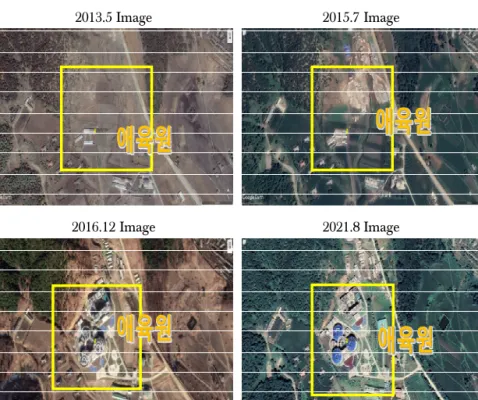 Figure II-6 Hamhung Orphanage Construction Change (2013~2021)  