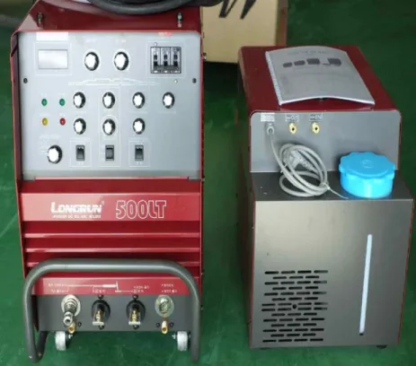 Fig. 3.2 TIG welding machine