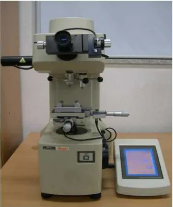 Fig. 3.4 Vickers hardness test machine