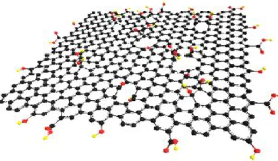 Figure 1.5 Structural image of graphene oxide (GO)