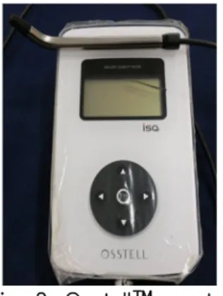 Fig. 3. Osstell ™ mentor