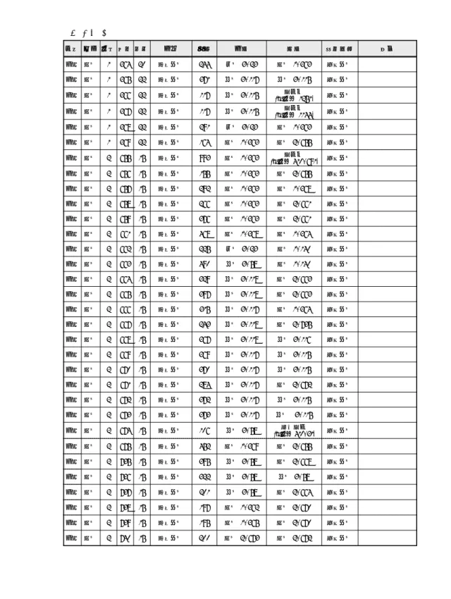 표 계속