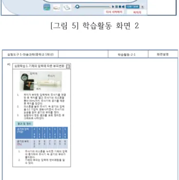 [그림  6]  심화학습  팝업  화면