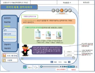 [그림  7]  학습활동  화면  3