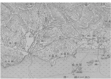 [그림 Ⅱ-1] 석포리 일대와 줄포 지도(출처: 조선총독부, 1917년)