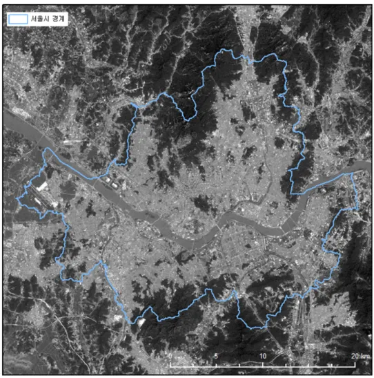 그림  2.  landsat  7  ETM+  raw  data