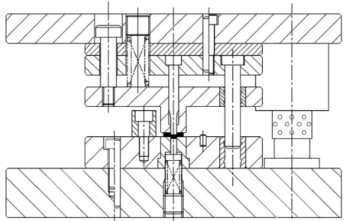 Table 1 Mechanical properties of specimen  Material  AL6061-O  Thickness (mm)  2.0  Tensile strength (kgf/mm 2 )    13.7  Elongation (%)  26.6  Yield stress (σ y , kgf/mm 2 )  4.9  Strength coefficient (K, kgf/mm 2 )  17.4  Strain hardening coefficient (n)