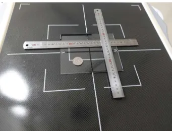 Fig. 4. The light field and x-rays field misalignment values measured using collimator test tool and 6 angle wrench.