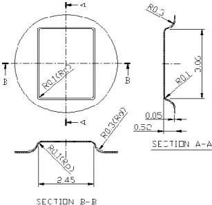 Table 1 Mechanical properties of specimen  Material  Beryllium Copper(C1720)  Thickness ( ㎛) 50 
