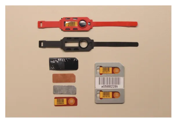 Fig. 2. Harshaw EXTRAD extremity dosimeter.