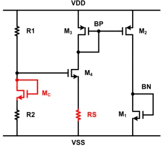 Fig. 2. Supply-voltage sensing circuit.