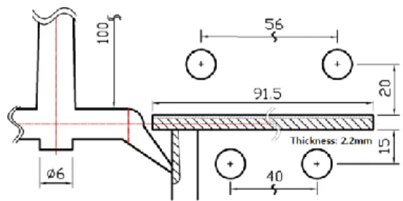 Fig. 1 The schematic of mold design 