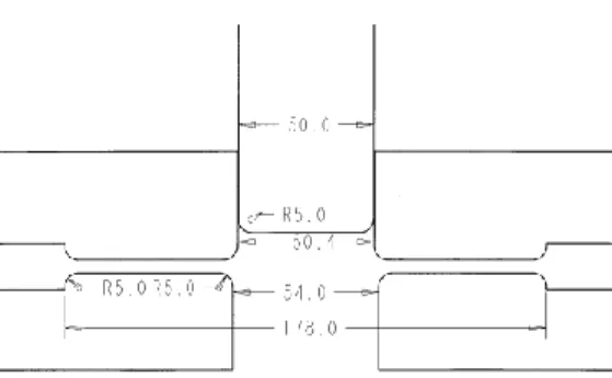 Fig.  3  Deformed  shapes  of  specimens  for  each  blank  holding force 