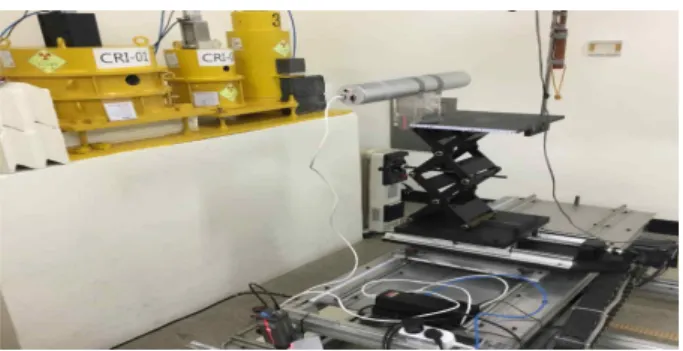 Fig. 12. Experimental environment of radiation examination room of accredited testing institute