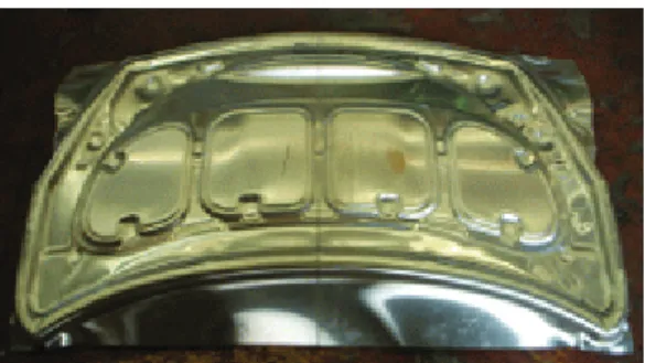 Fig. 7 The redesigned model of hood inner panel 