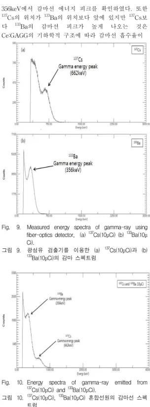 Fig. 8. Efficiency curve calculated from experimental values as a function of the measurement distance using 137 Cs
