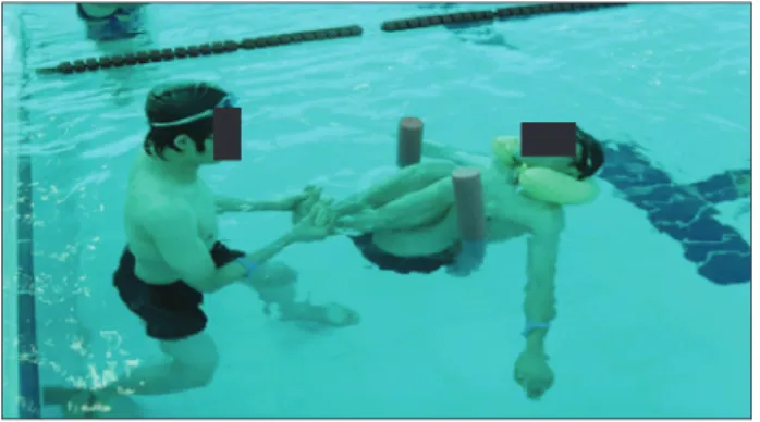 Figure 3. Proprioceptive neuromuscular facilitation lower extremity  pattern (ending position).