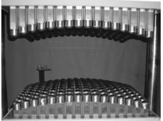 Fig. 9 Adjusted forming punches according to  spherical shape(R 1,500)   