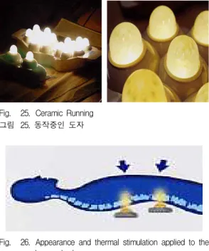 그림 24. 60℃와 70℃ 설정 온도에서의 측정 데이터