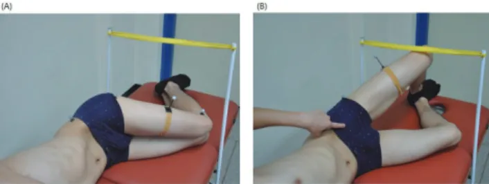 Figure 2. Clam exercise (A) Starting position (B) End position