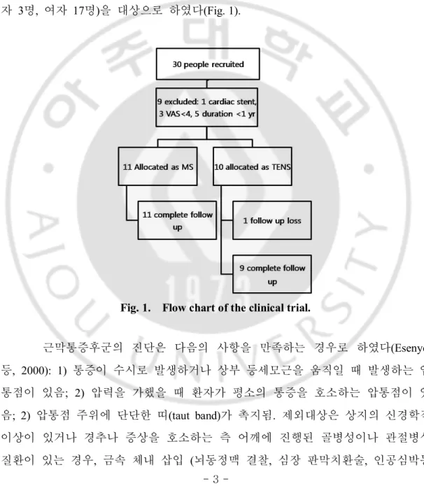 Fig. 1.    Flow chart of the clinical trial. 