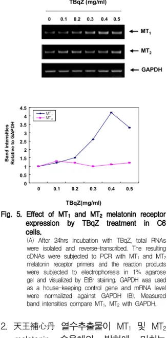 Fig. 6. Effect of Tianwangbuxindan (TB) on the cell viability of C6 cells.