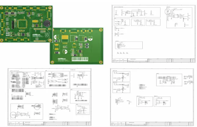 그림  1-42 Sensor Evaluation kit의 Main board 설계도면
